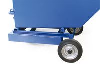 Mobile skips - shatterproof wheels