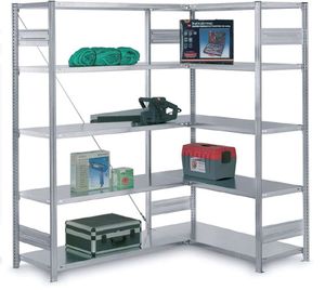 Corner shelving racks