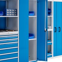 Modular shelving system hinged doors Modular shelving system hinged doors