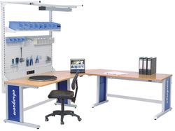 workergo C-Fuß-Tische - Verkettung workergo C-Fuß-Tische - Verkettung