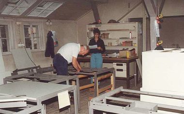 1969 - Die ersten Arbeitstische 1969 - Die ersten Arbeitstische