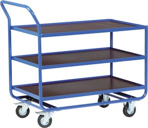 Steel tube table trolley