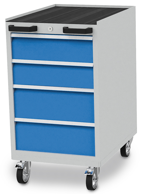 Mobiler Schubladenschrank, Tiefe 736 mm, R 18-24, Schubladenanzahl: 4 Maße in mm (BxTxH): 555 x 736 x 990 Mobiler Schubladenschrank, Tiefe 736 mm, R 18-24, Schubladenanzahl: 4 Maße in mm (BxTxH): 555 x 736 x 990