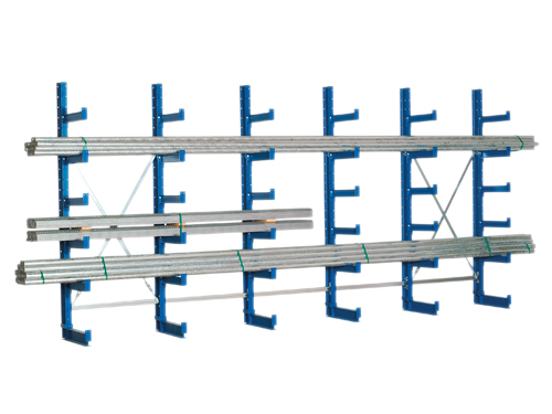 Kragarmregal Grundregal Einseitig mit 5 x verstellbaren Armen 500 mm\n 2x Diagonalstrebe, Feldlast 2000 kg\n 1000 x 500 x 2000 mm Maße in mm (BxTxH): 1000 x 500 x 2000 Kragarmregal Grundregal Einseitig mit 5 x verstellbaren Armen 500 mm\n 2x Diagonalstrebe, Feldlast 2000 kg\n 1000 x 500 x 2000 mm Maße in mm (BxTxH): 1000 x 500 x 2000
