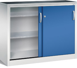 Sliding door cabinets