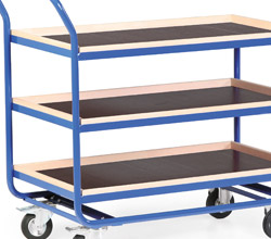 Steel tube table trolley